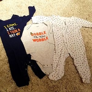 Carter's Thanksgiving Pack - 3 Pieces